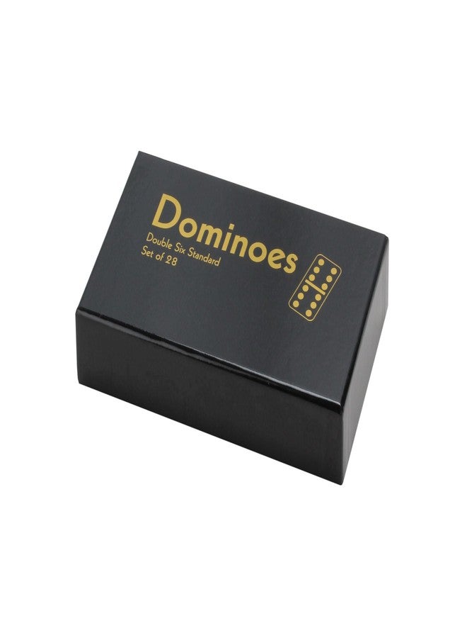 CHH Double Six Professional Dominoes - White with Black Dots, Case Color May Very - Image 1